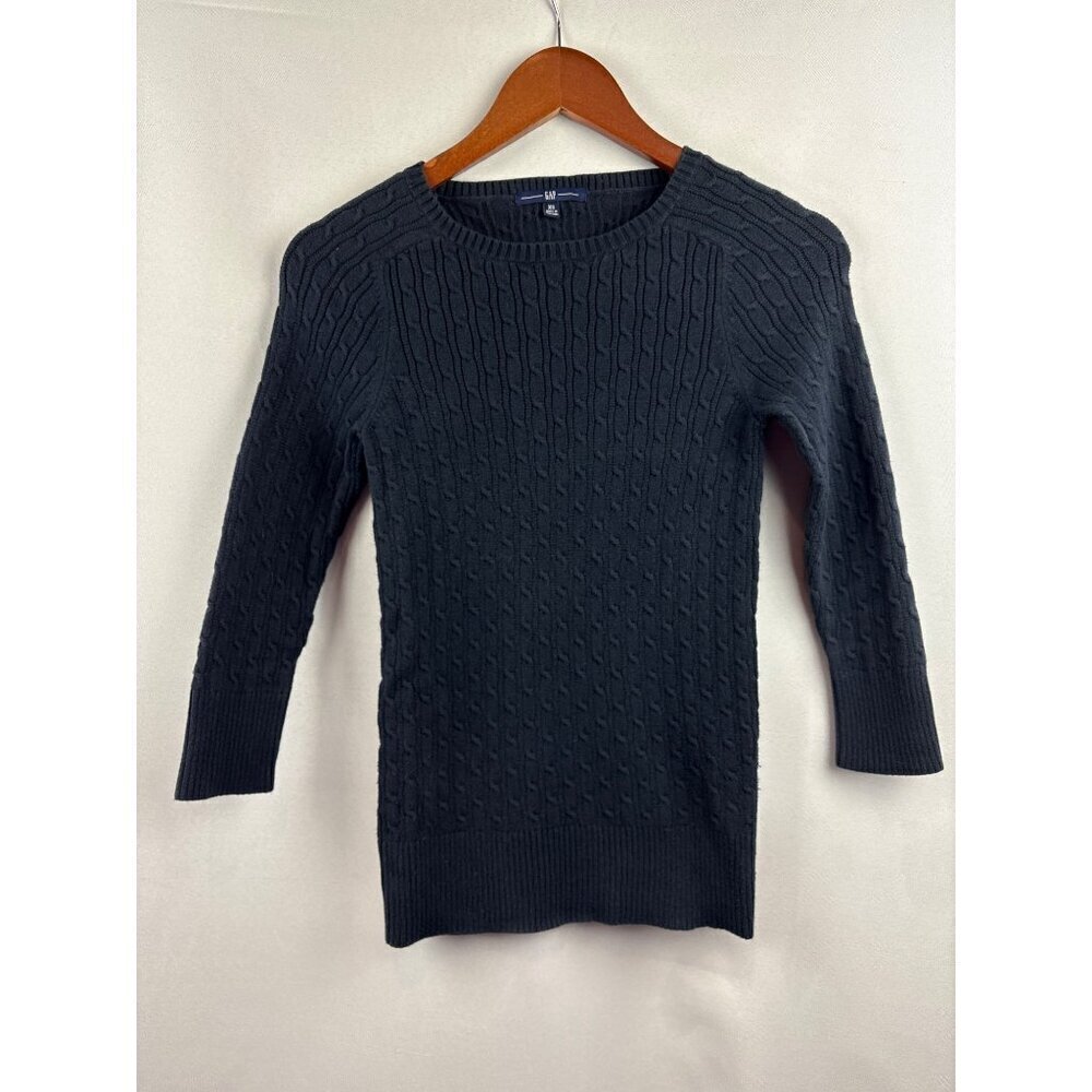 Gap Womens Cable Knit Pullover Sweater XS